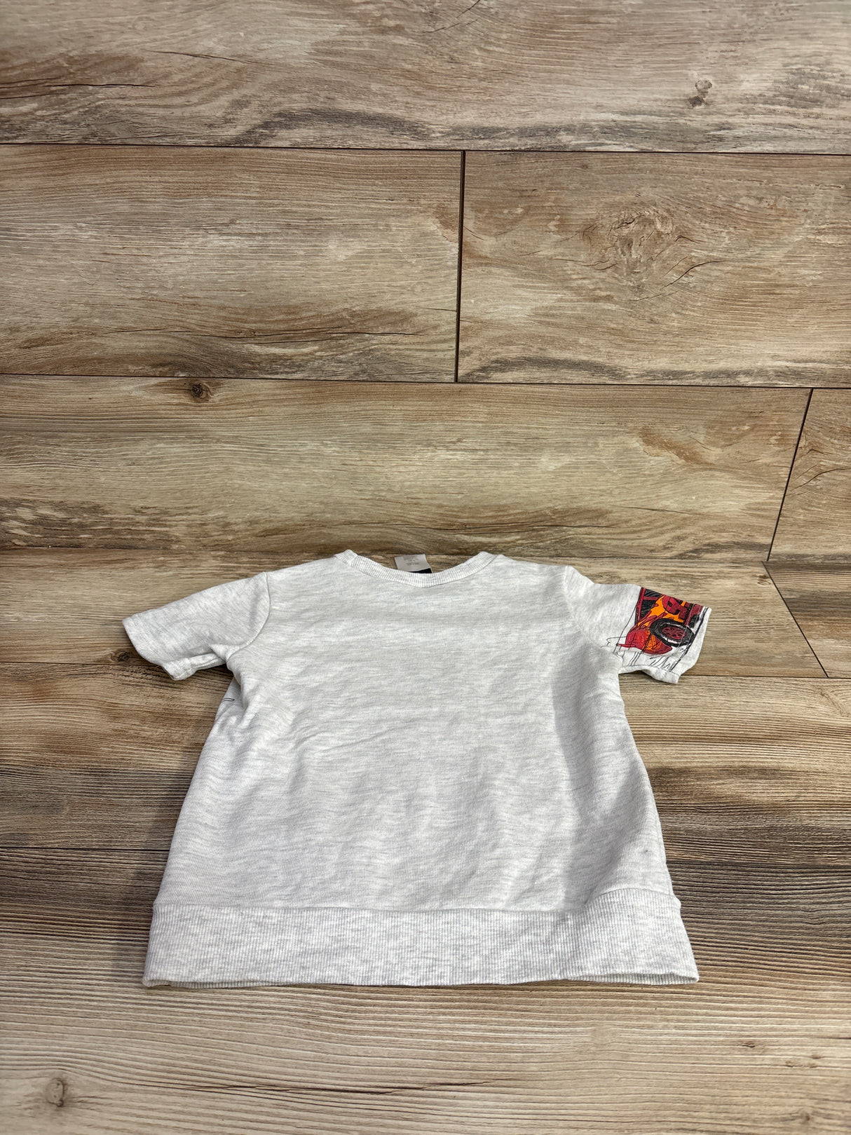 Disney Pixar Cars Short Sleeve Shirt Grey sz 5T