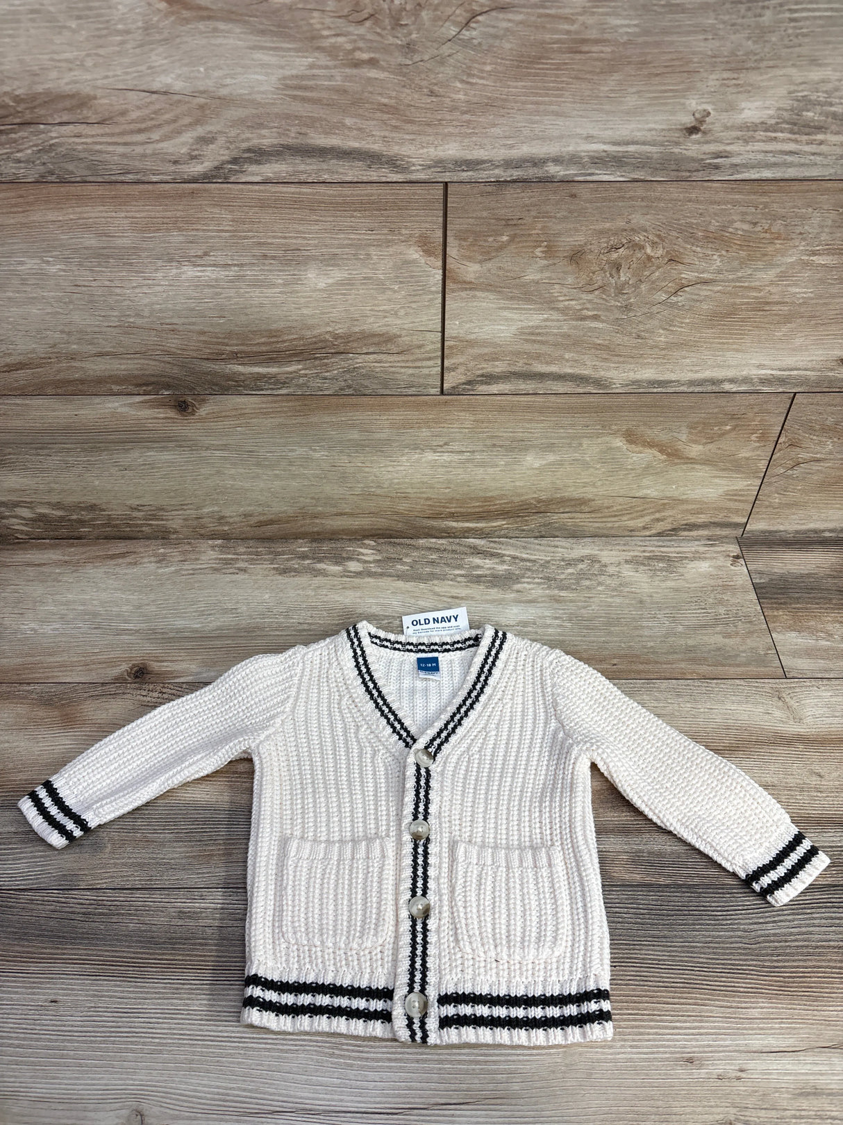 NEW Old Navy Chunky Knit Sweater White sz 12-18m