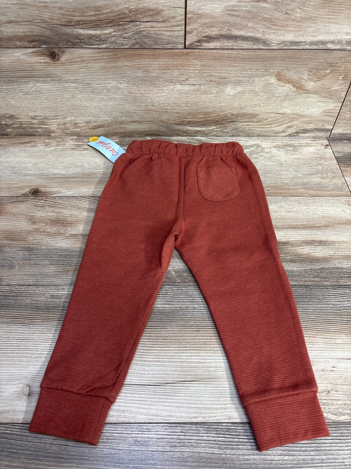 NEW Cat & Jack Ottoman Knit Joggers Fiery Brown sz 3T