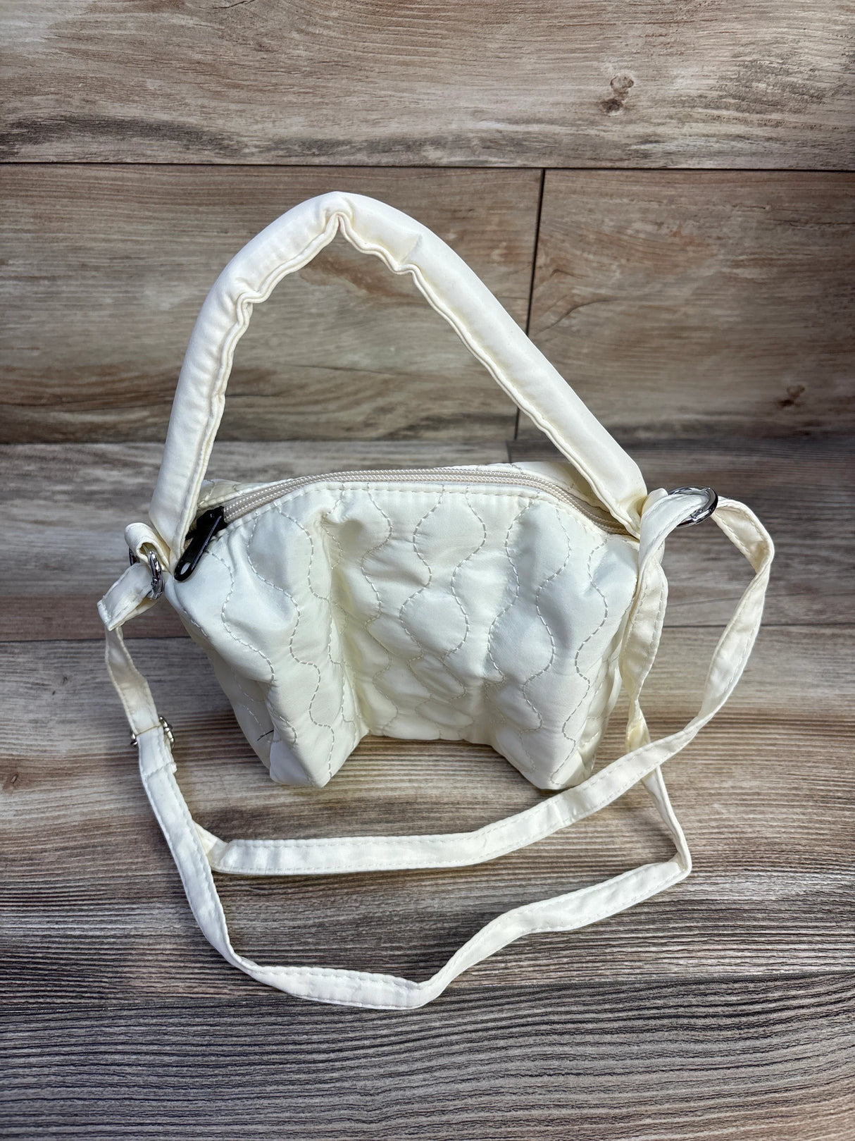 Ycstudio Mini Crossbody Quilted Bag Ivory