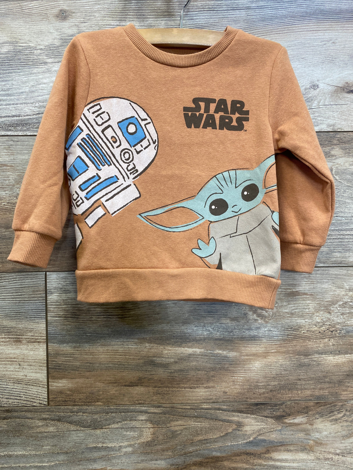 Star Wars Yoda Sweatshirt Caramel sz 18m