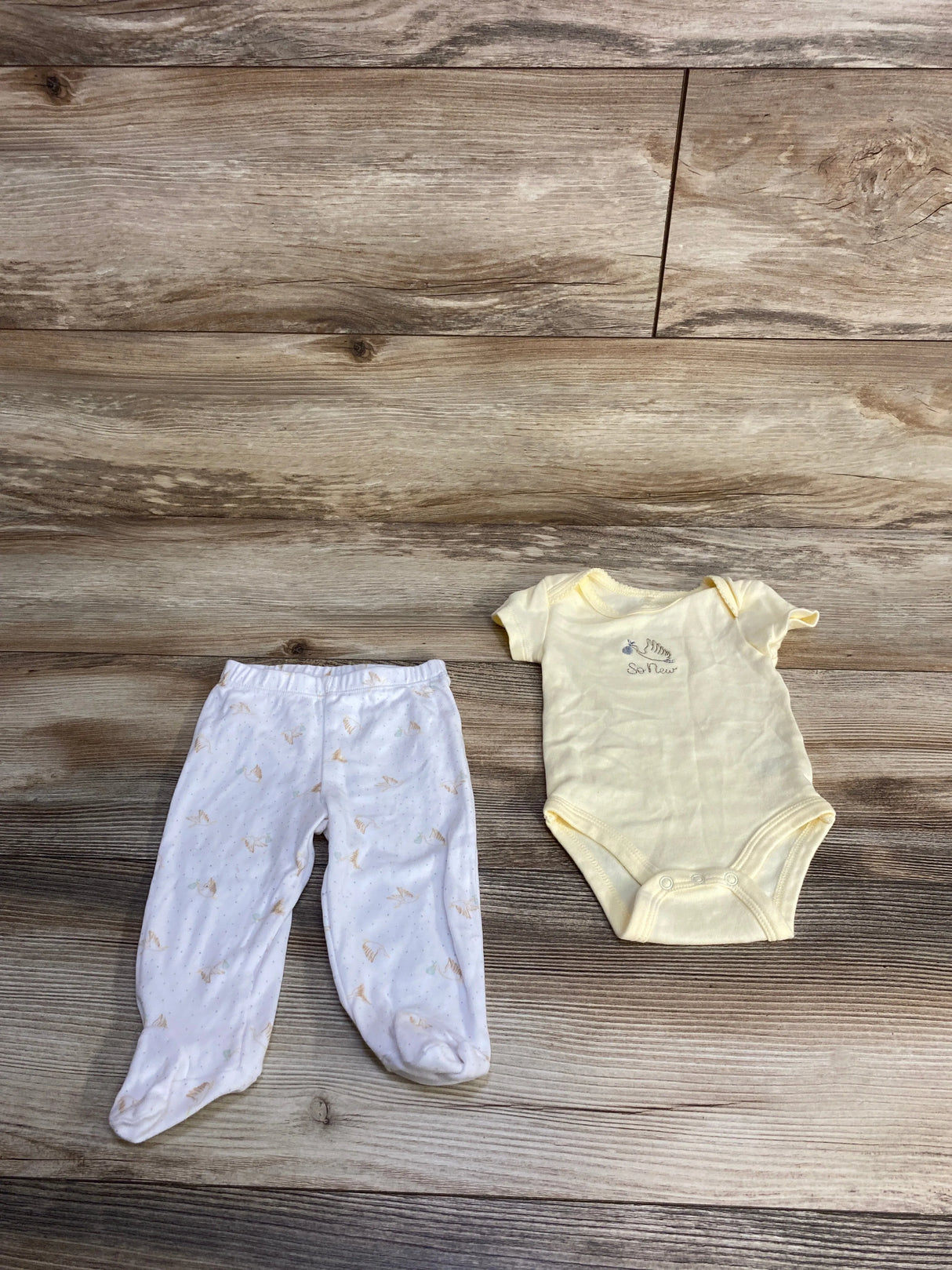 Luxe Thread 2pc Bodysuit & Pants Set Yellow sz 0-3m
