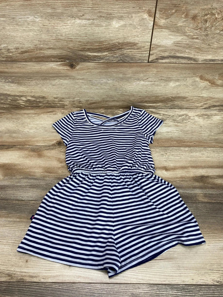 Limited Too Striped Romper Navy sz 5T - Me n Mommy To Be