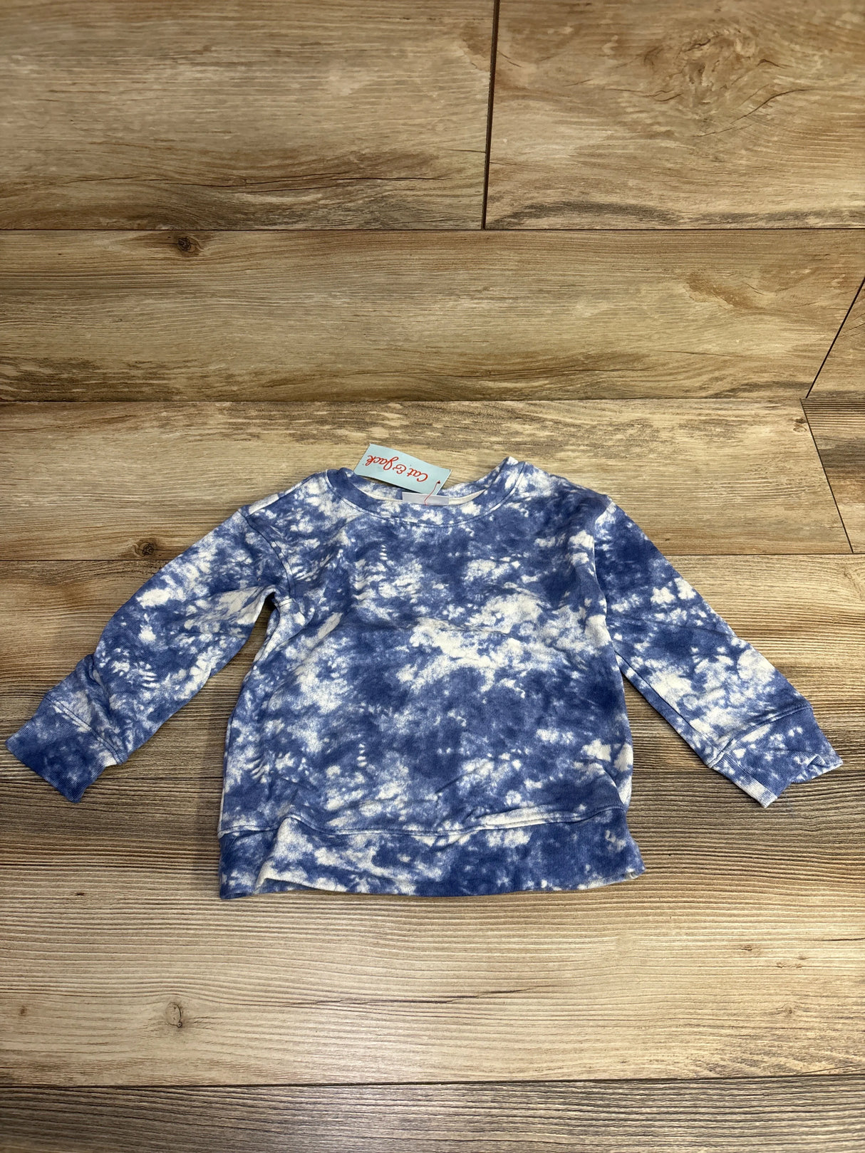 NEW Cat & Jack Tie-Die Sweatshirt Blue sz 2T