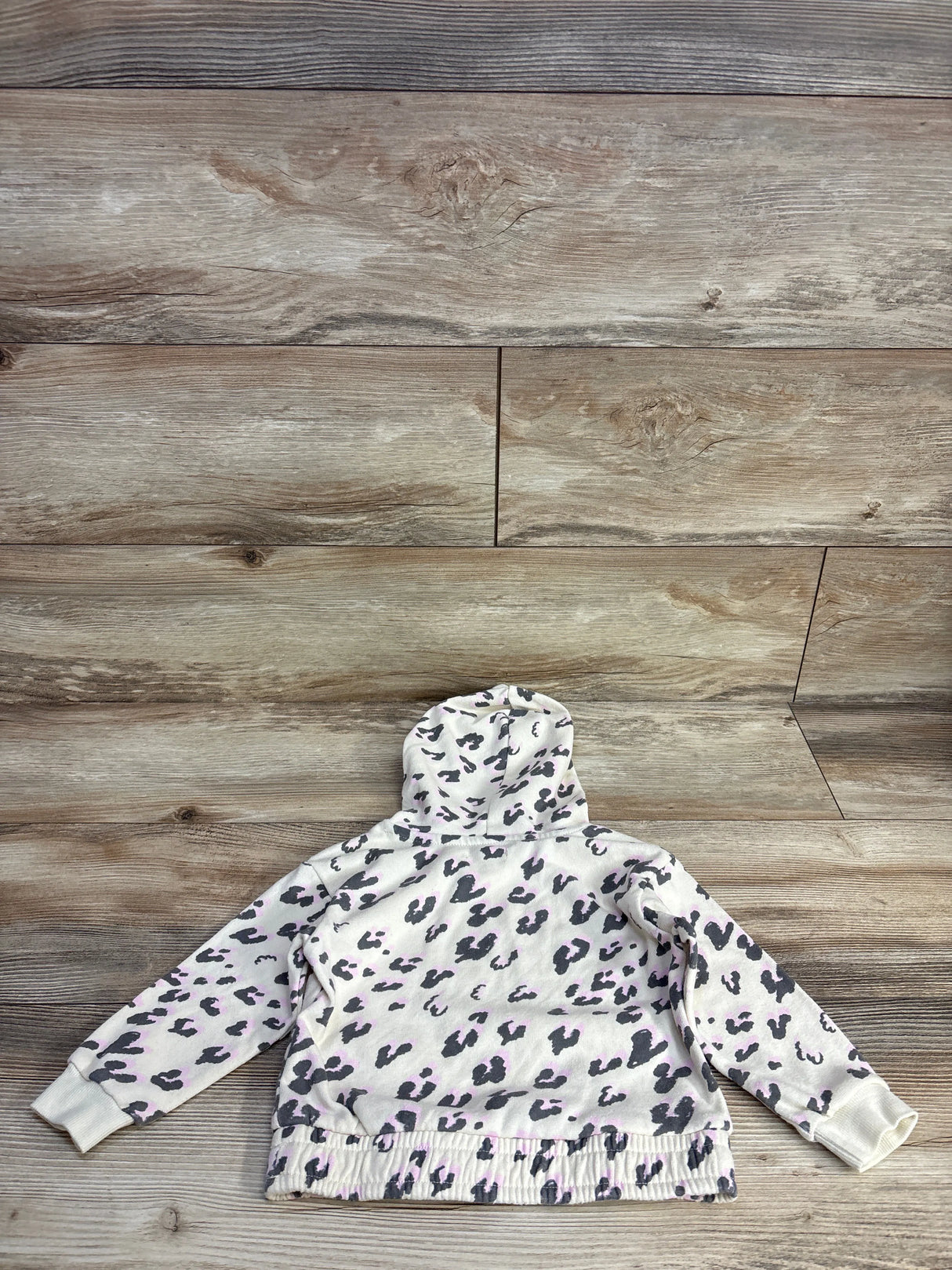 Grayson Mini Leopard Print Pull Over Sweater Off-White sz 2T