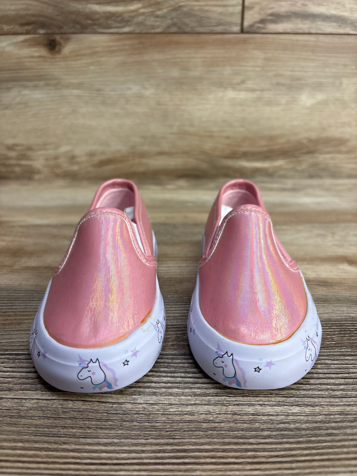 US Sports Unicorn Slip-On Sneakers Pink sz 8c