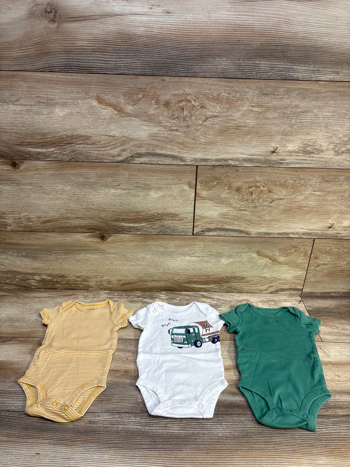 Carter's 3pk Bodysuits Green sz 3m