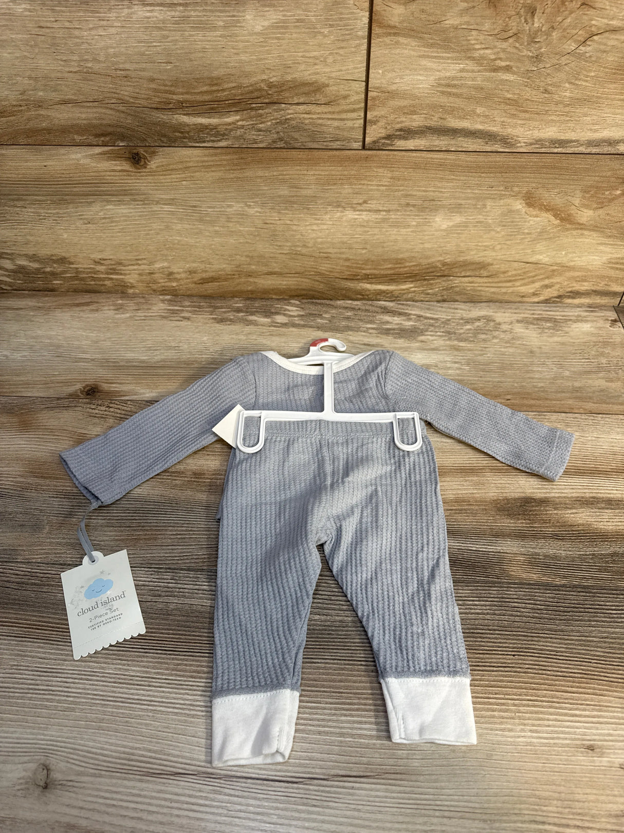 NEW Cloud Island Waffle Knit 2pc Set sz Newborn