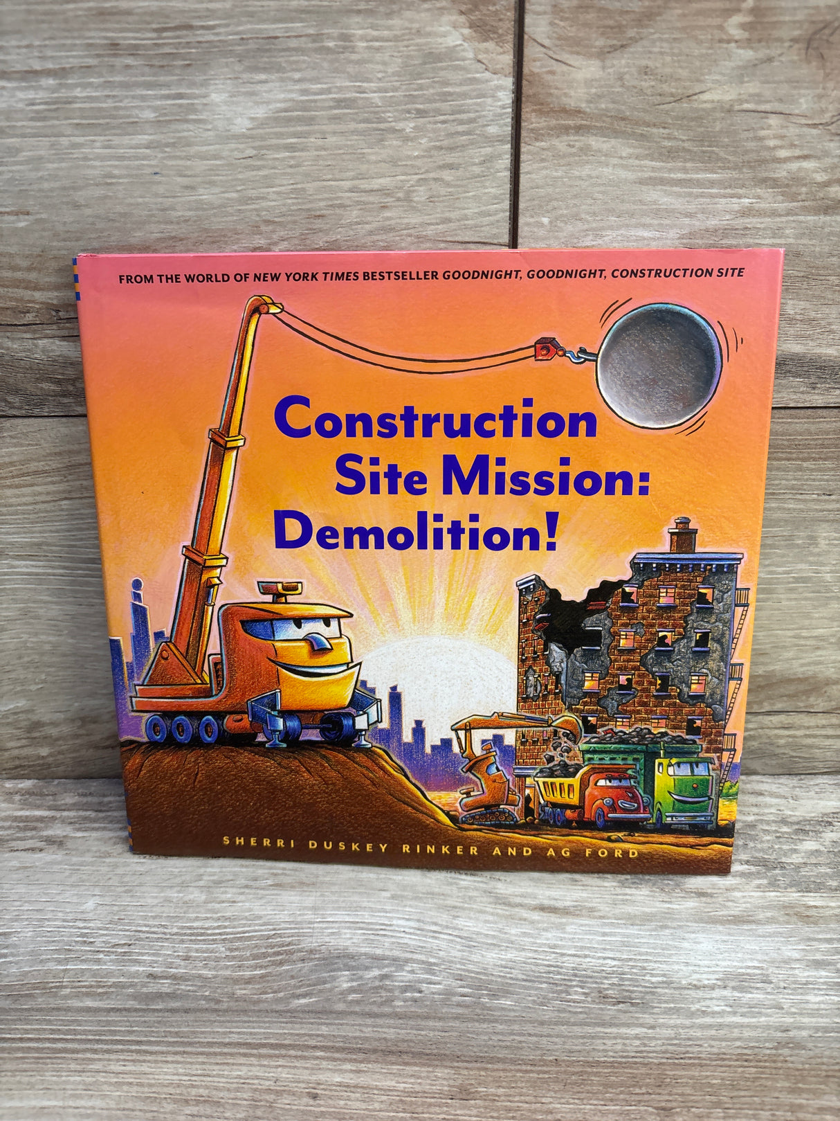 Construction Site Mission: Demolition! Hardcover Book