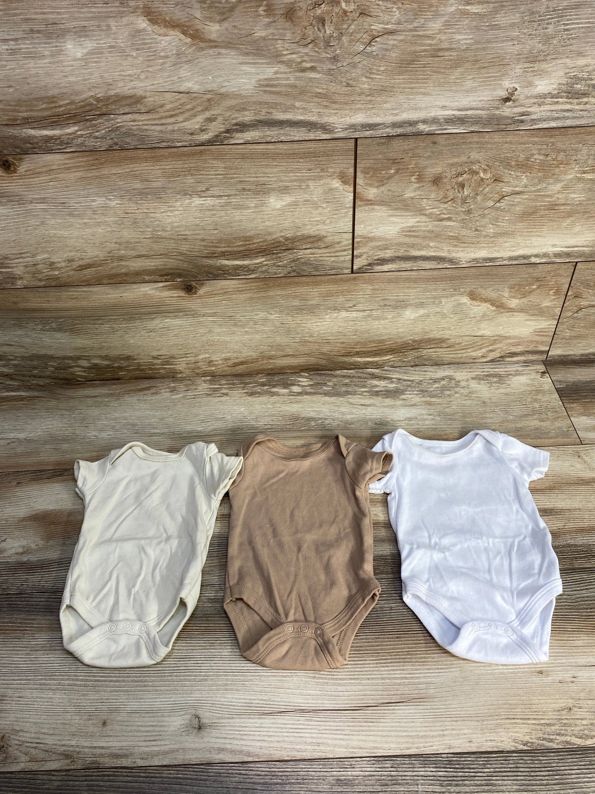 Elephant & Castle 3pk Bodysuits White sz 0-3m