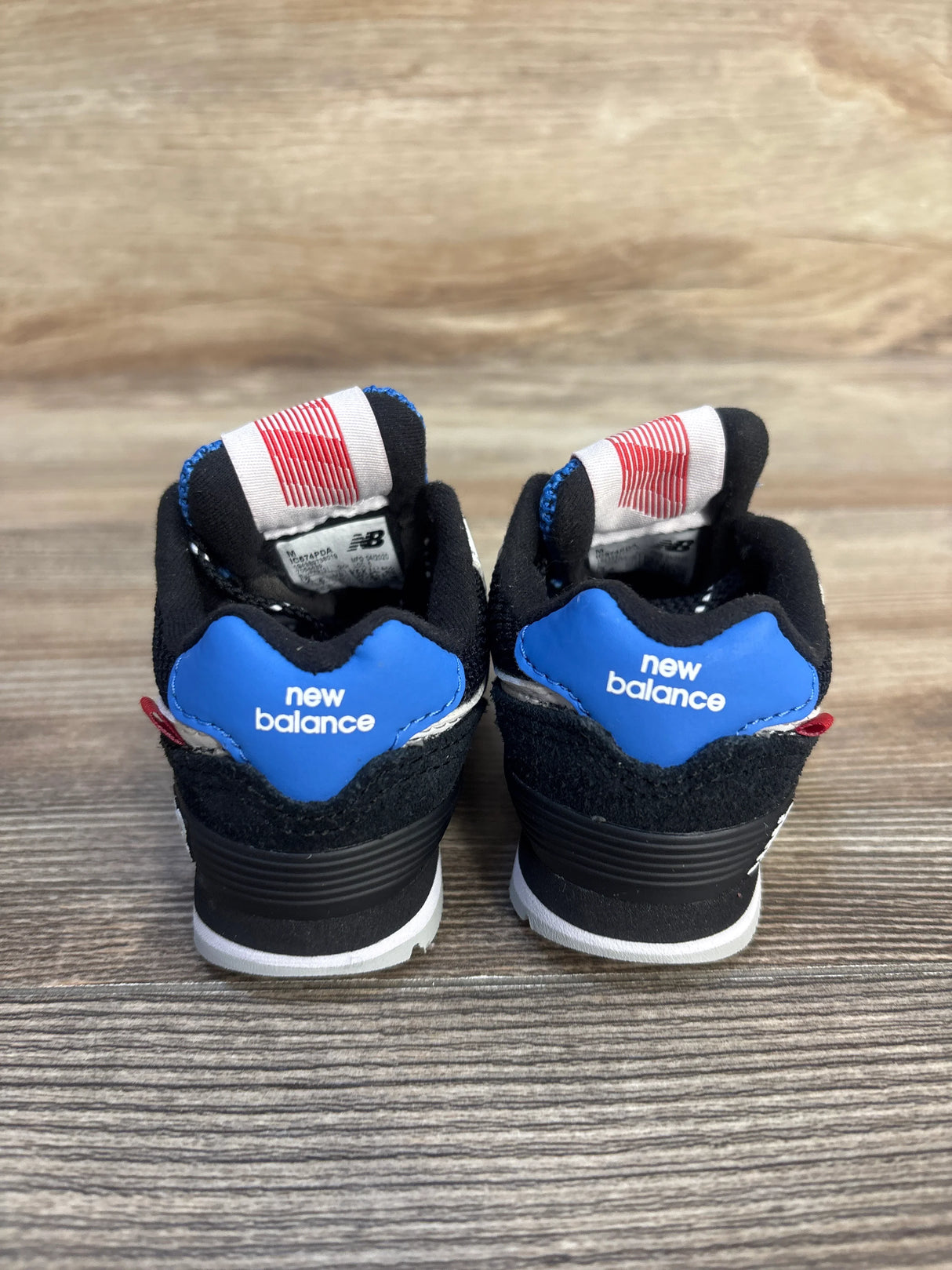 New Balance 574 Speed 'Black Cobalt' Sneakers sz 2c