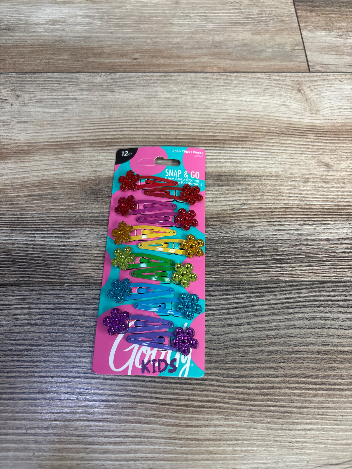NEW Goody Kids Snap & Go 12ct. Hair Clips