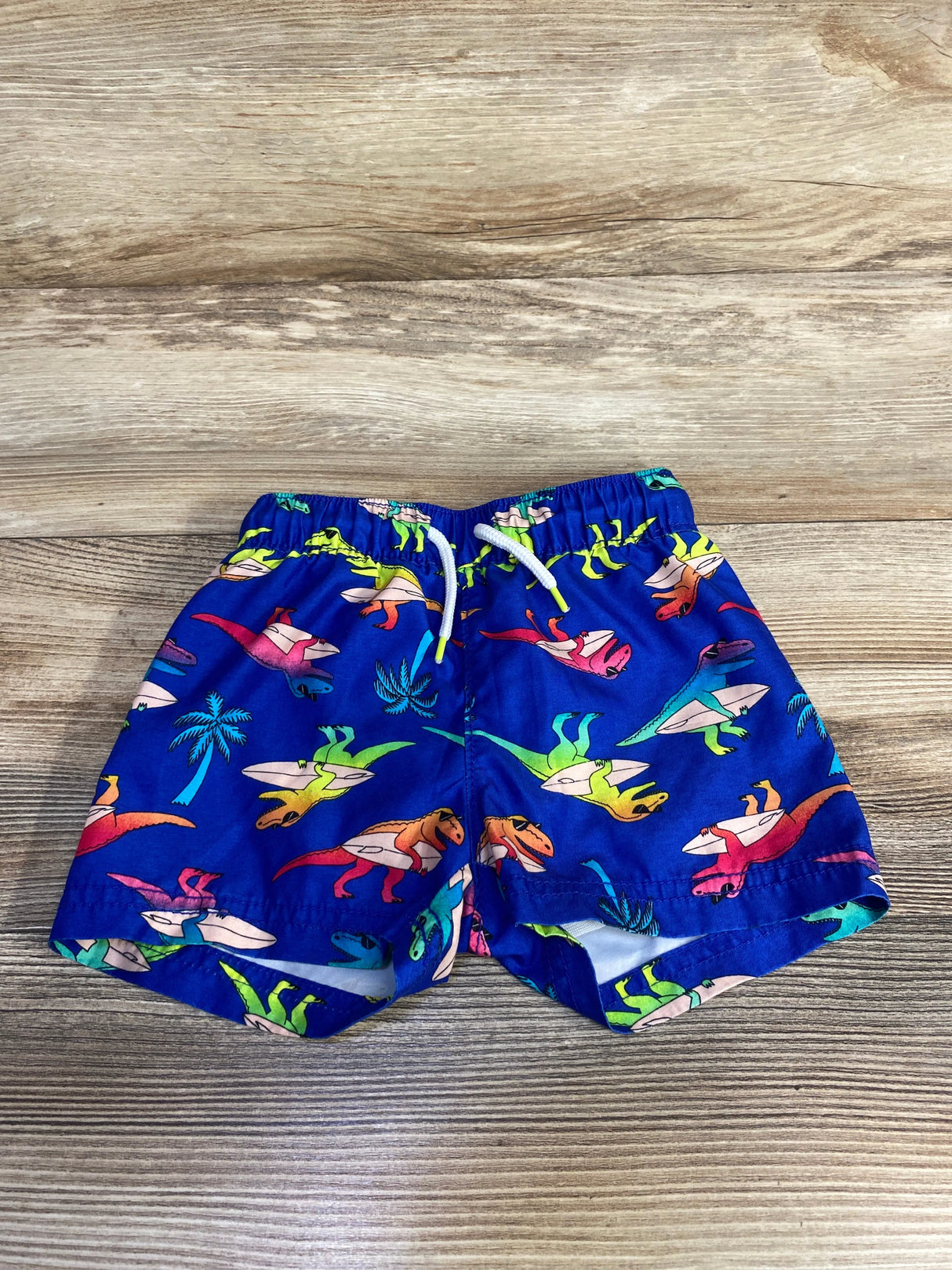 Old Navy Dino Swim Trunks Blue sz 12-18m - Me n Mommy To Be