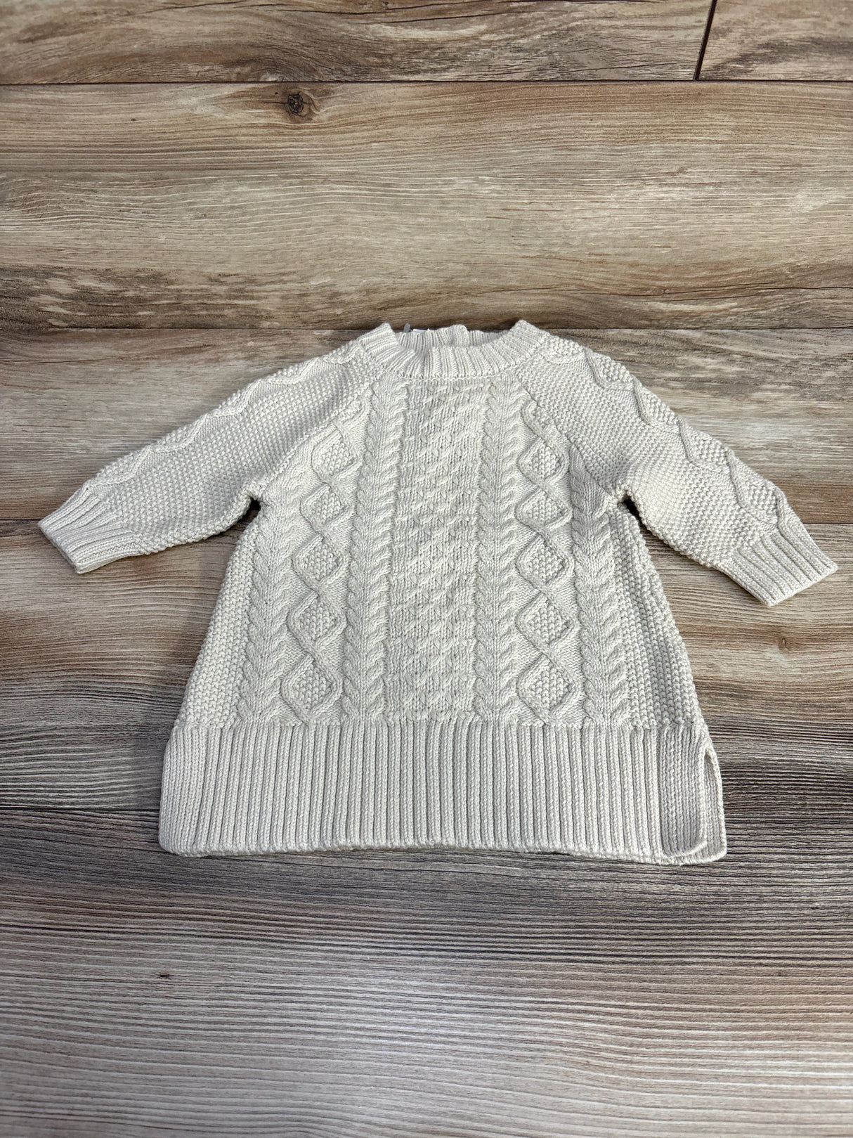 NEW Baby Gap Cable Knit Sweater Dress Beige sz 3-6m - Me n Mommy To Be
