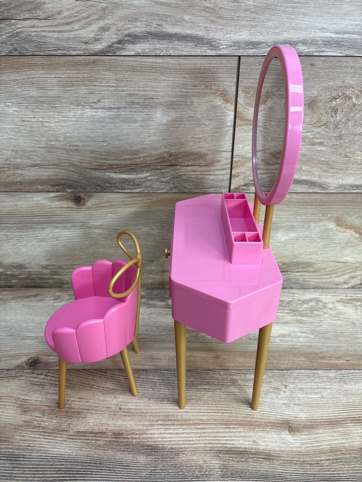 Our Generation Fabulous Fun Pink Vanity Table & Chair