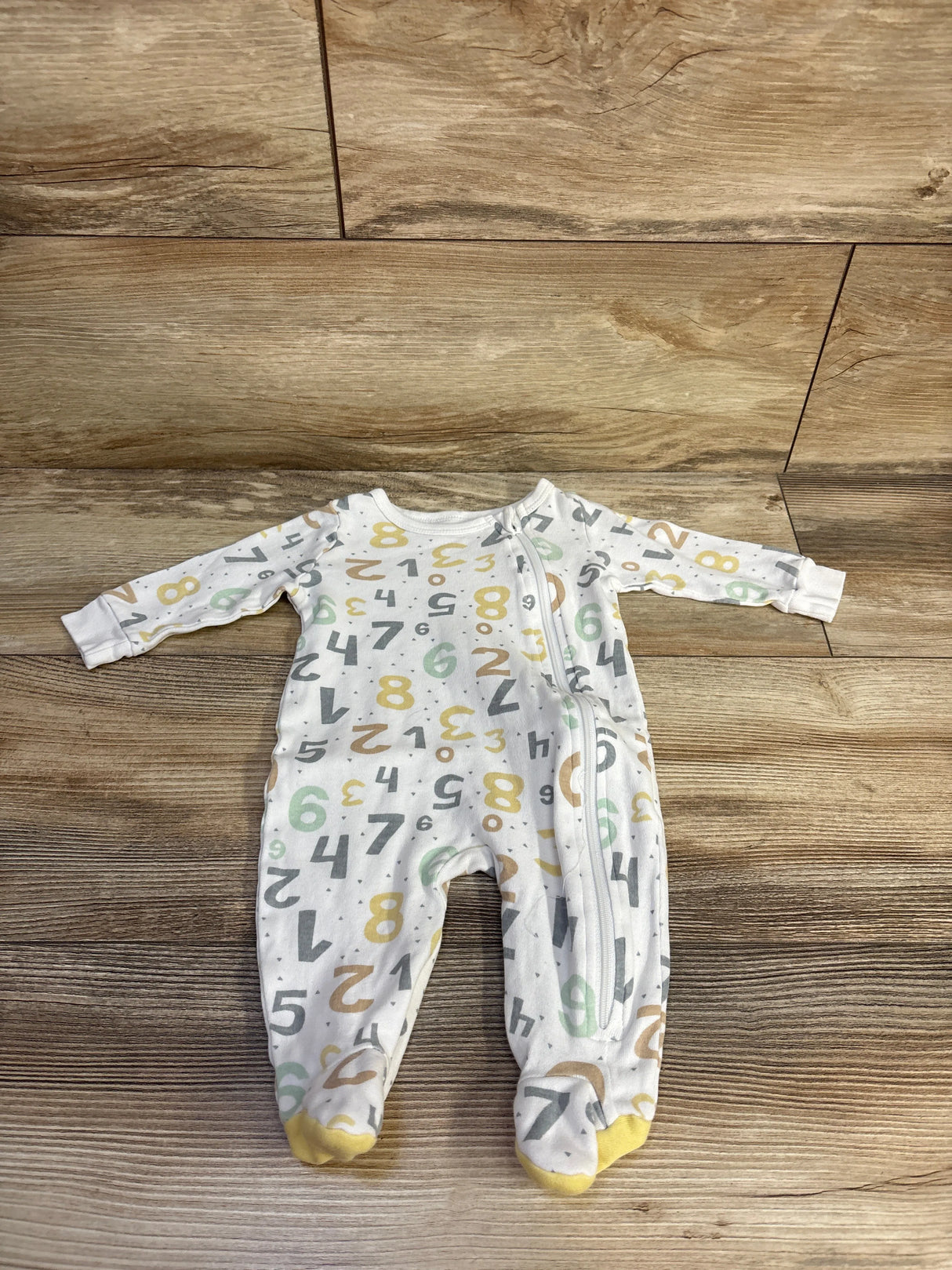 Koala Baby Numbers Sleeper White sz 3m