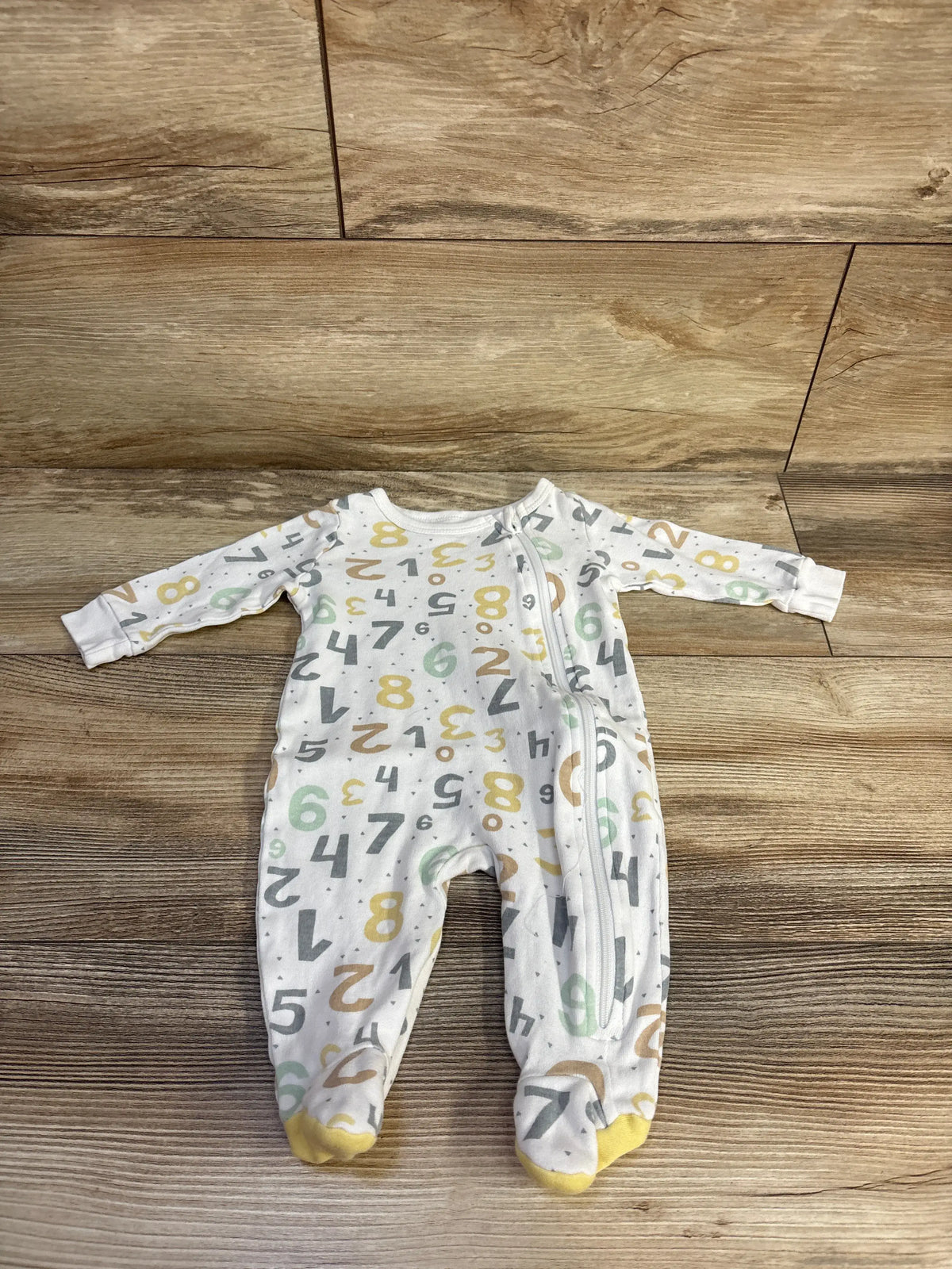 Koala Baby Numbers Sleeper White sz 3m