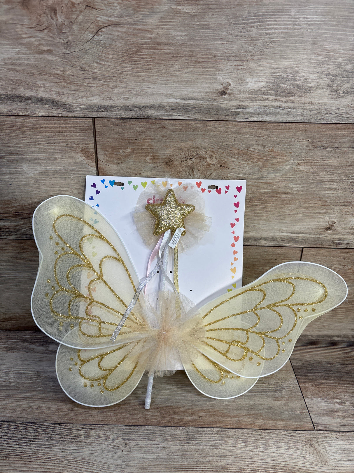 NEW Claire's Club 2pc Butterfly Wings & Wand
