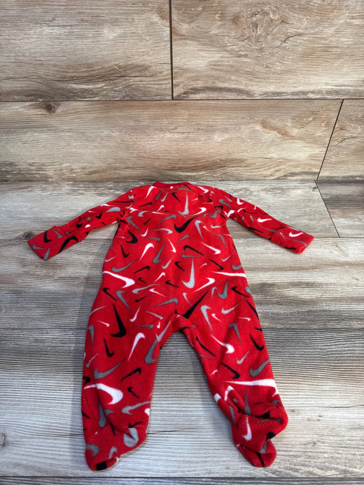 Nike Logo Swoosh Blanket Sleeper Red sz 3m