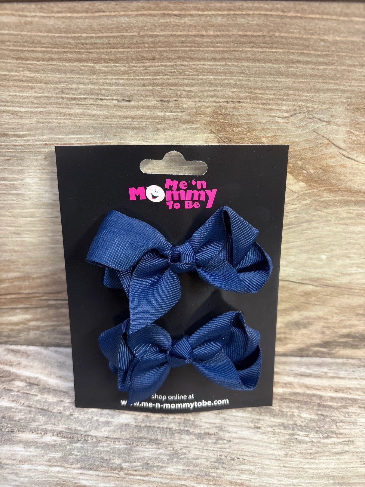 NEW Hair Bows 2pk Navy