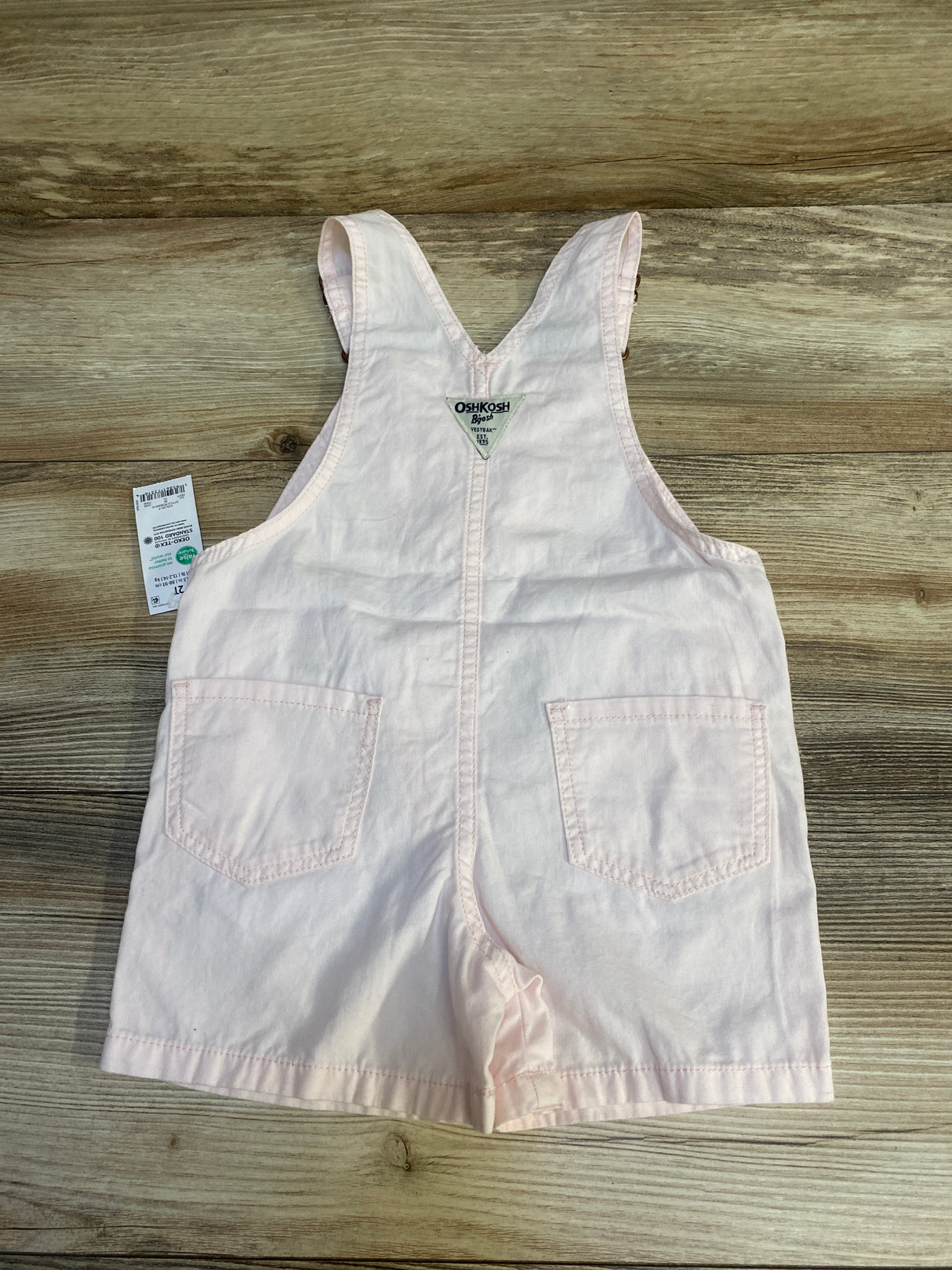 NEW OshKosh Heart Print Shortalls Pink sz 2T