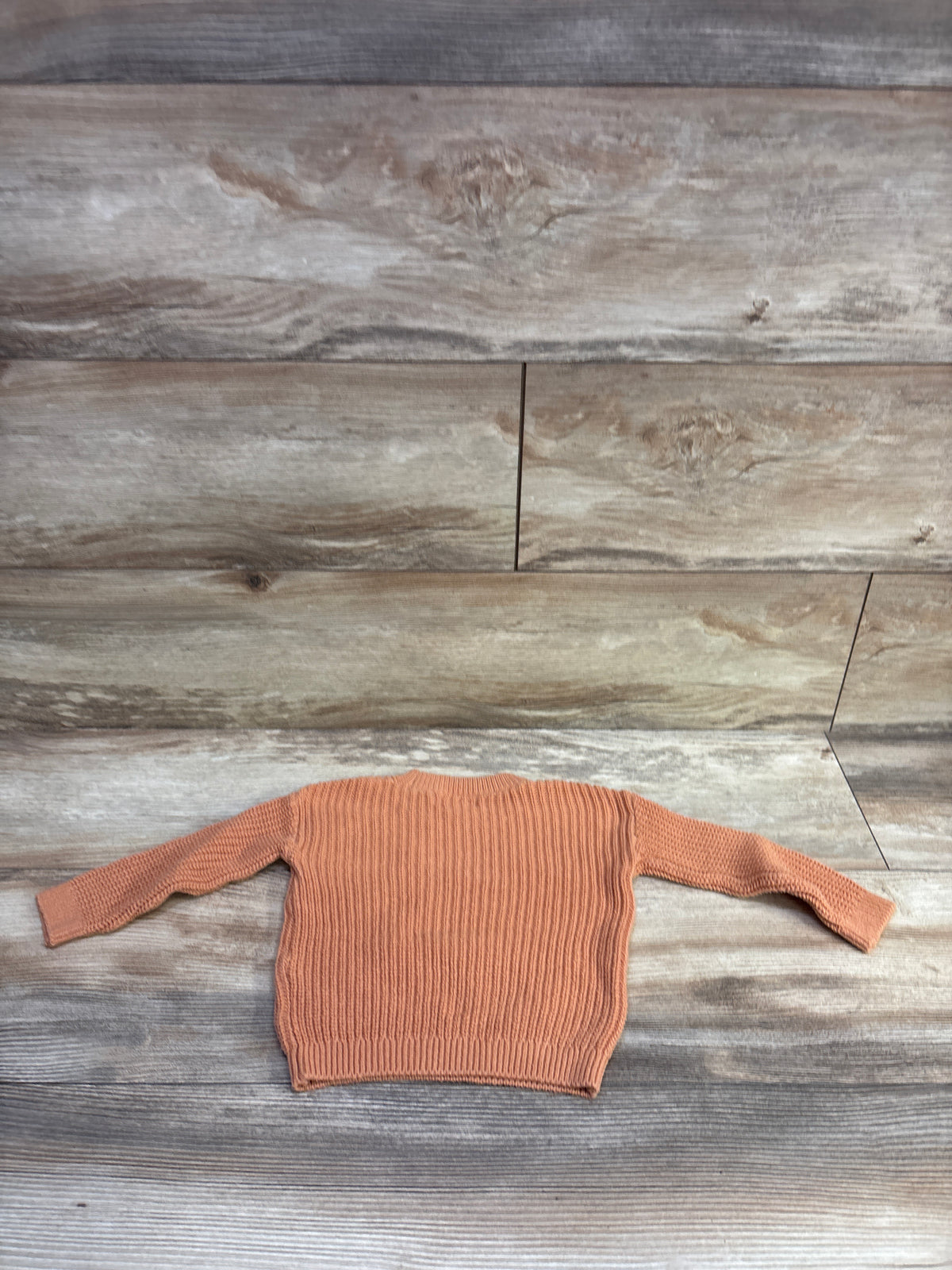 Cat & Jack Knit Pullover Sweater Orange sz 12m