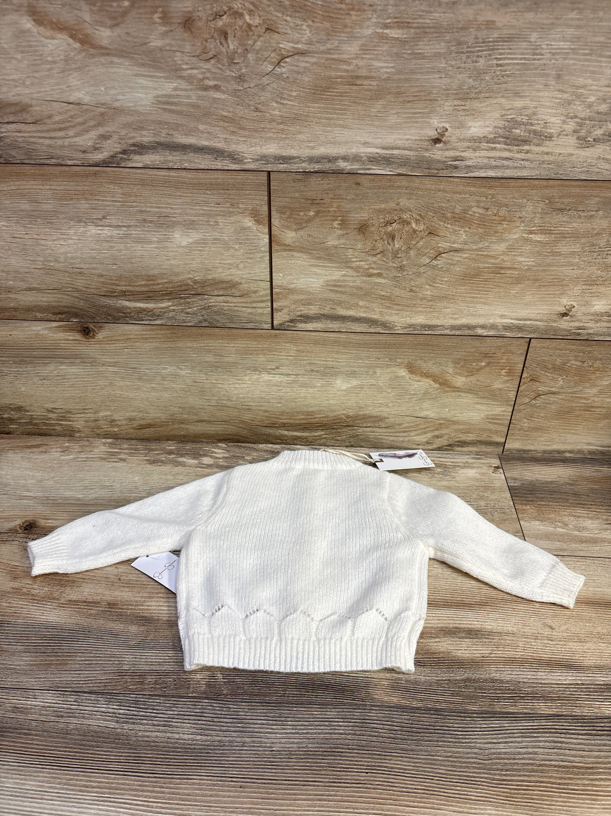 NEW Jessica Simpson Button-Up Knit Cardigan Ivory sz 3/6m