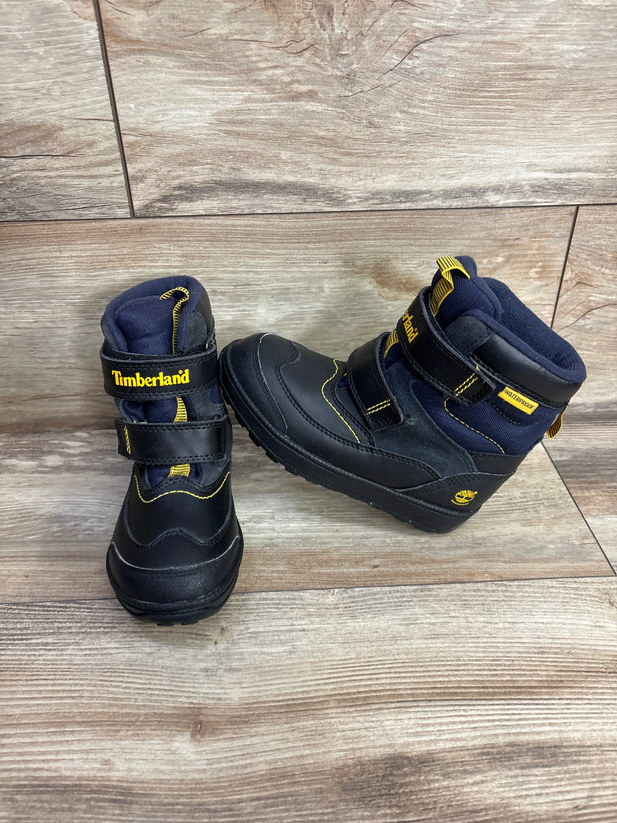 Timberland Polar Cave Waterproof Snow Boots Black sz 12c