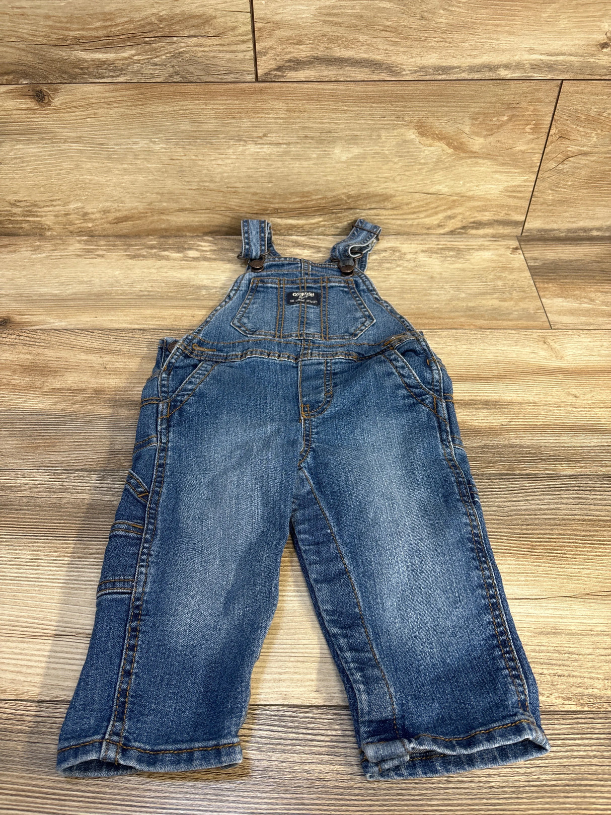 OshKosh Denim Overalls Blue sz 12m