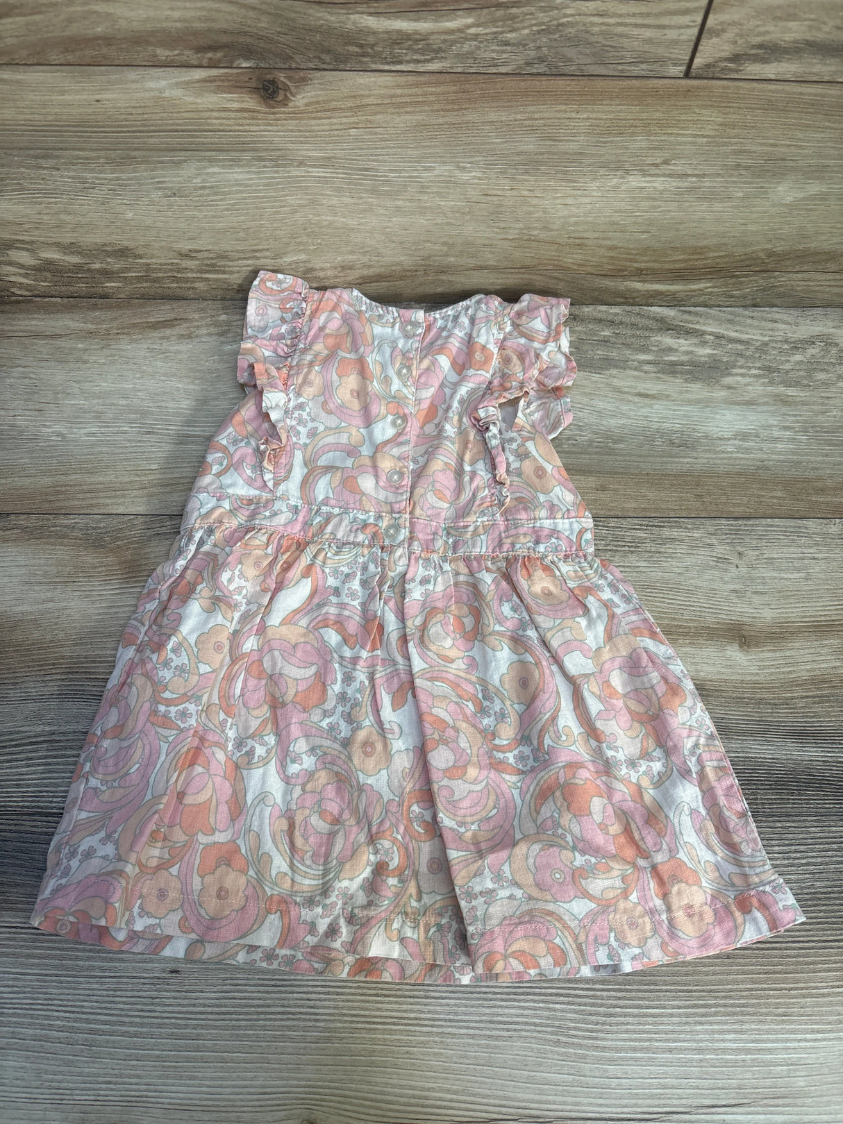 Amazon Essentials x Sofia Grainge Dress In Peach Craft Floral sz 18m