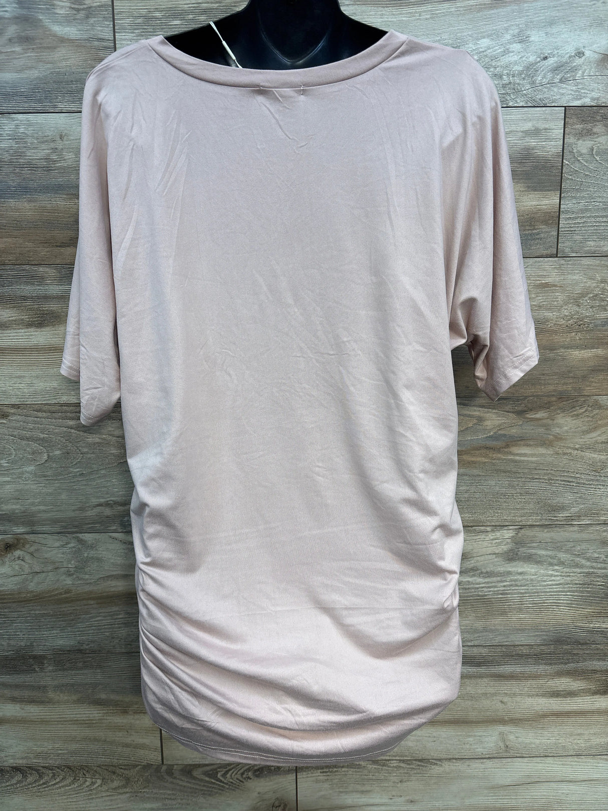 NEW Ekouaer Maternity Ruched Shirt Pink sz XXL