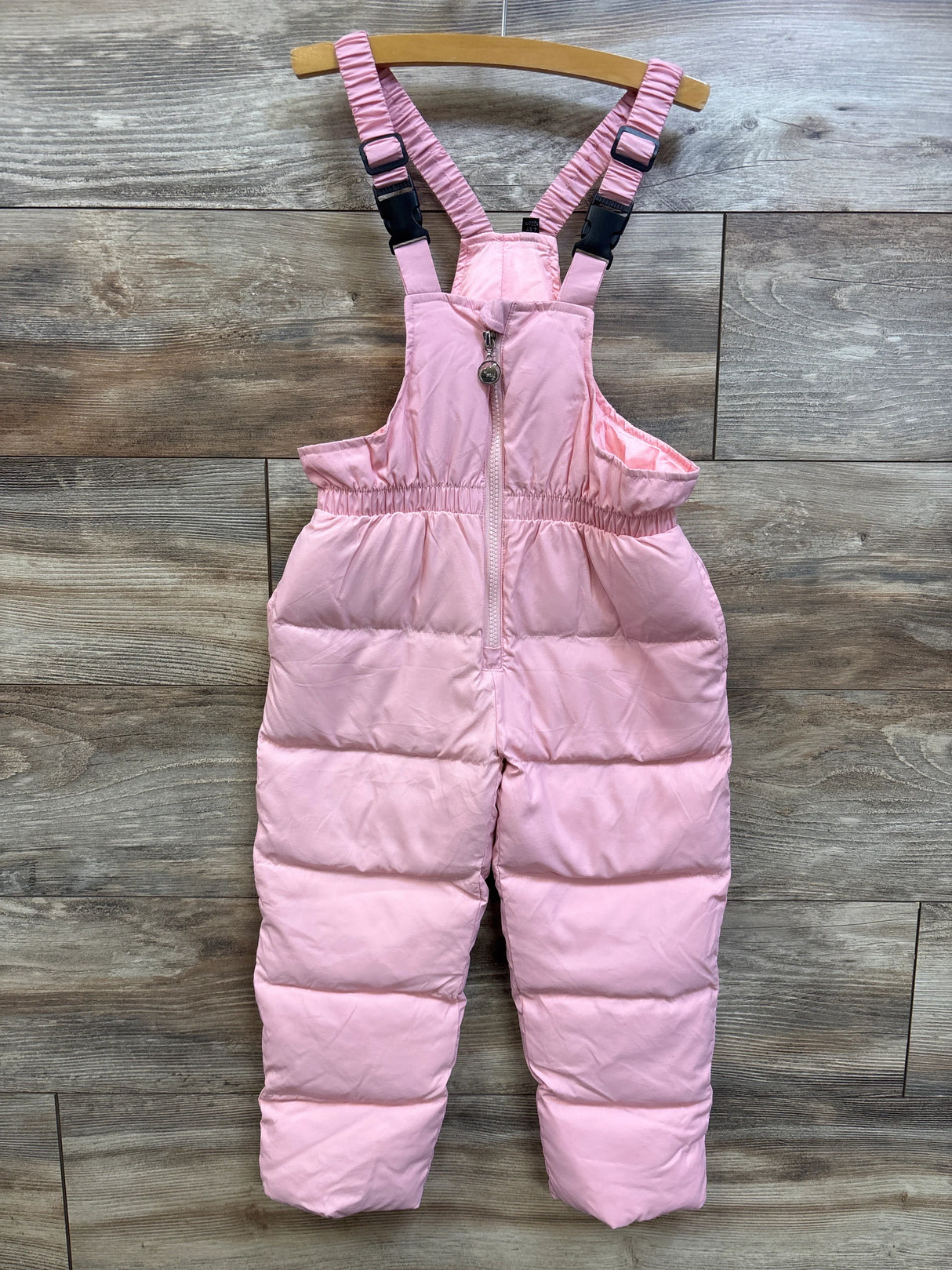 KAUOD Puffer Overalls Snow Bib Pink sz 4/5T