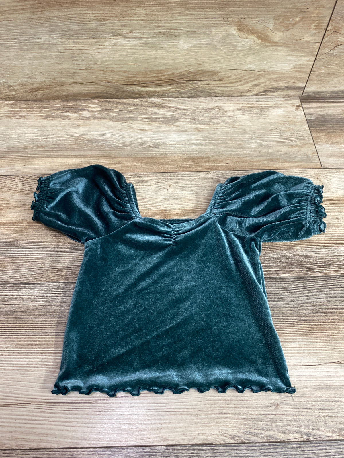 Old Navy Velvet Shirt Green sz 18-24m