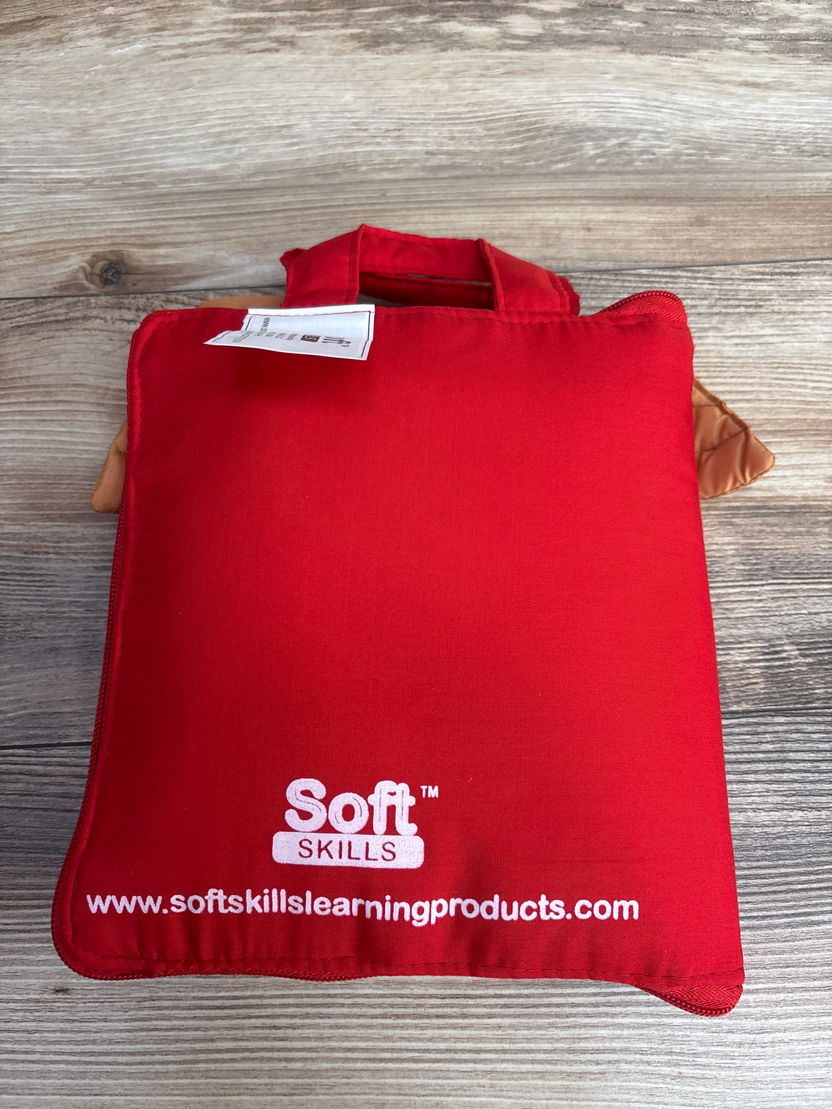 NEW Soft Skill Home Sweet Home Washable Book Red