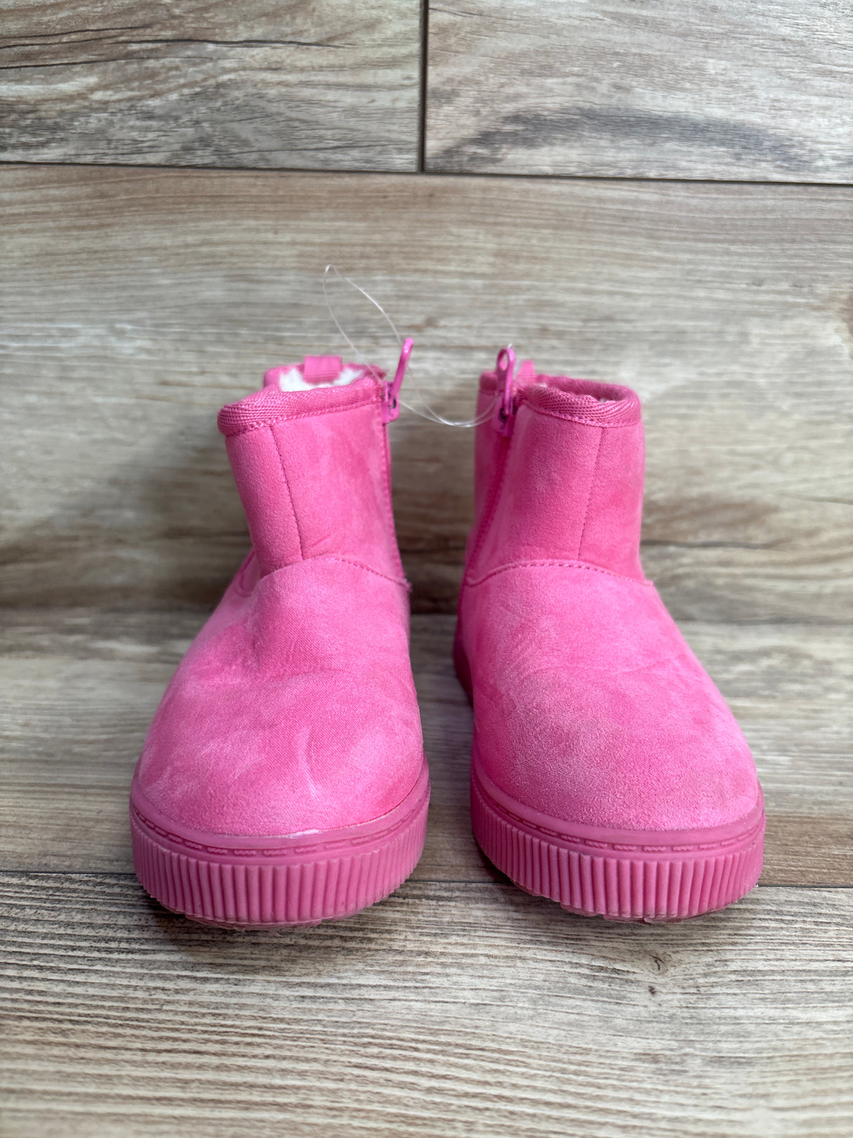 NEW Cat & Jack Arlo Faux Fur Lined Booties Pink sz 9c