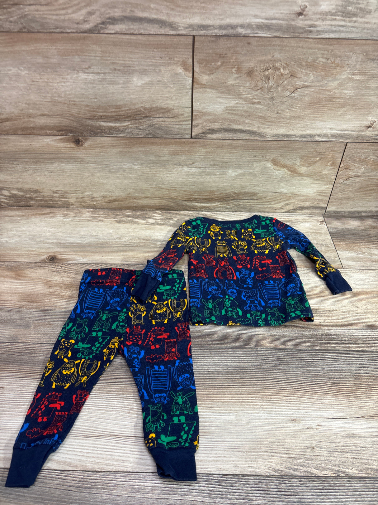Old Navy 2pc Pajama Set Navy sz 12-18m
