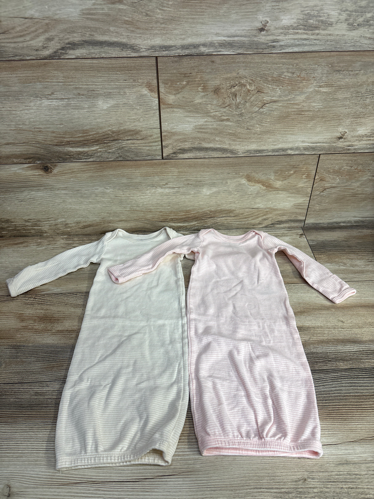 Carter's 2pk Striped Sleeper Gown Pink sz Newborn