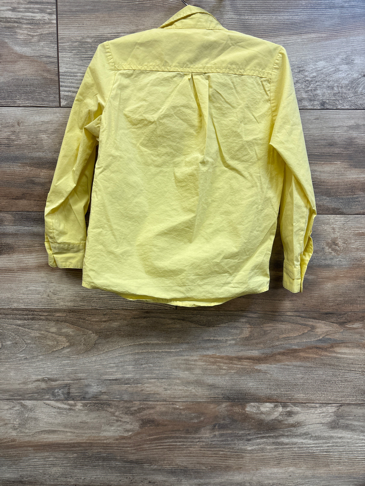 QBK Long Sleeve Button-Up Shirt Yellow sz 5T