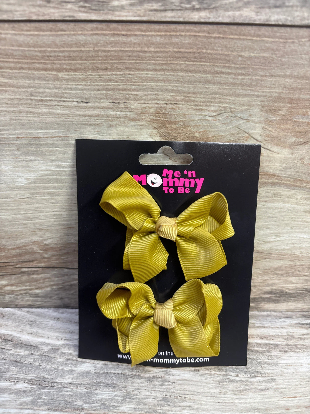 NEW Hair Bows 2pk Mustard Yellow