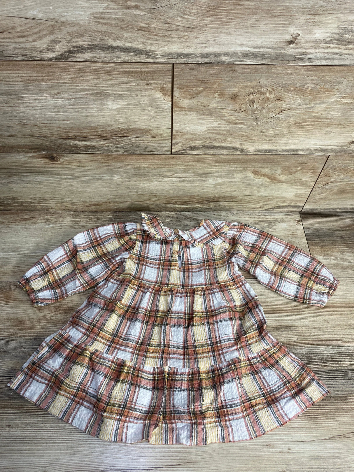 Zara Textured Plaid Dress sz 18-24m