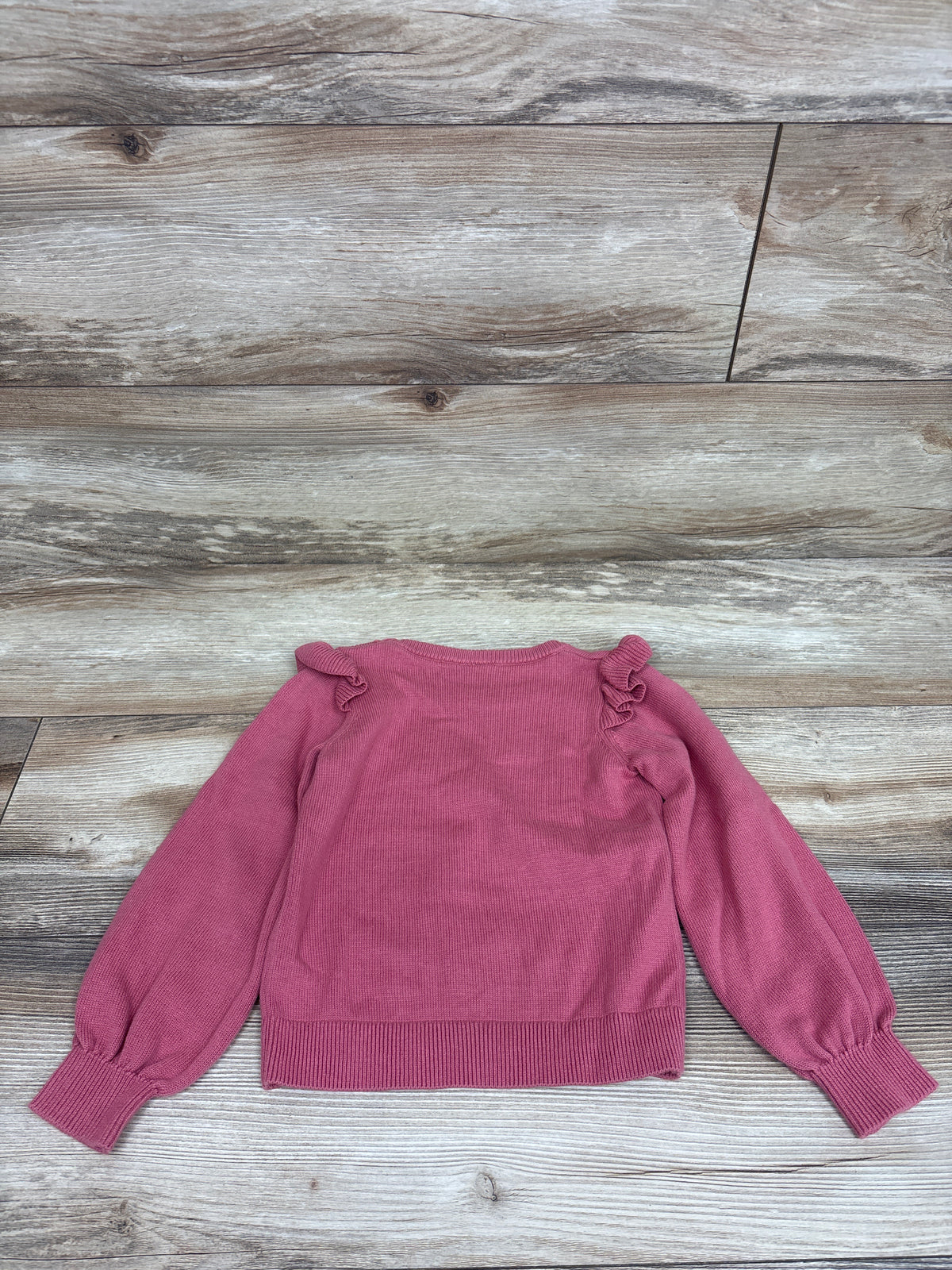 Janie & Jack Dog Ruffle Sweater Pink sz 3T