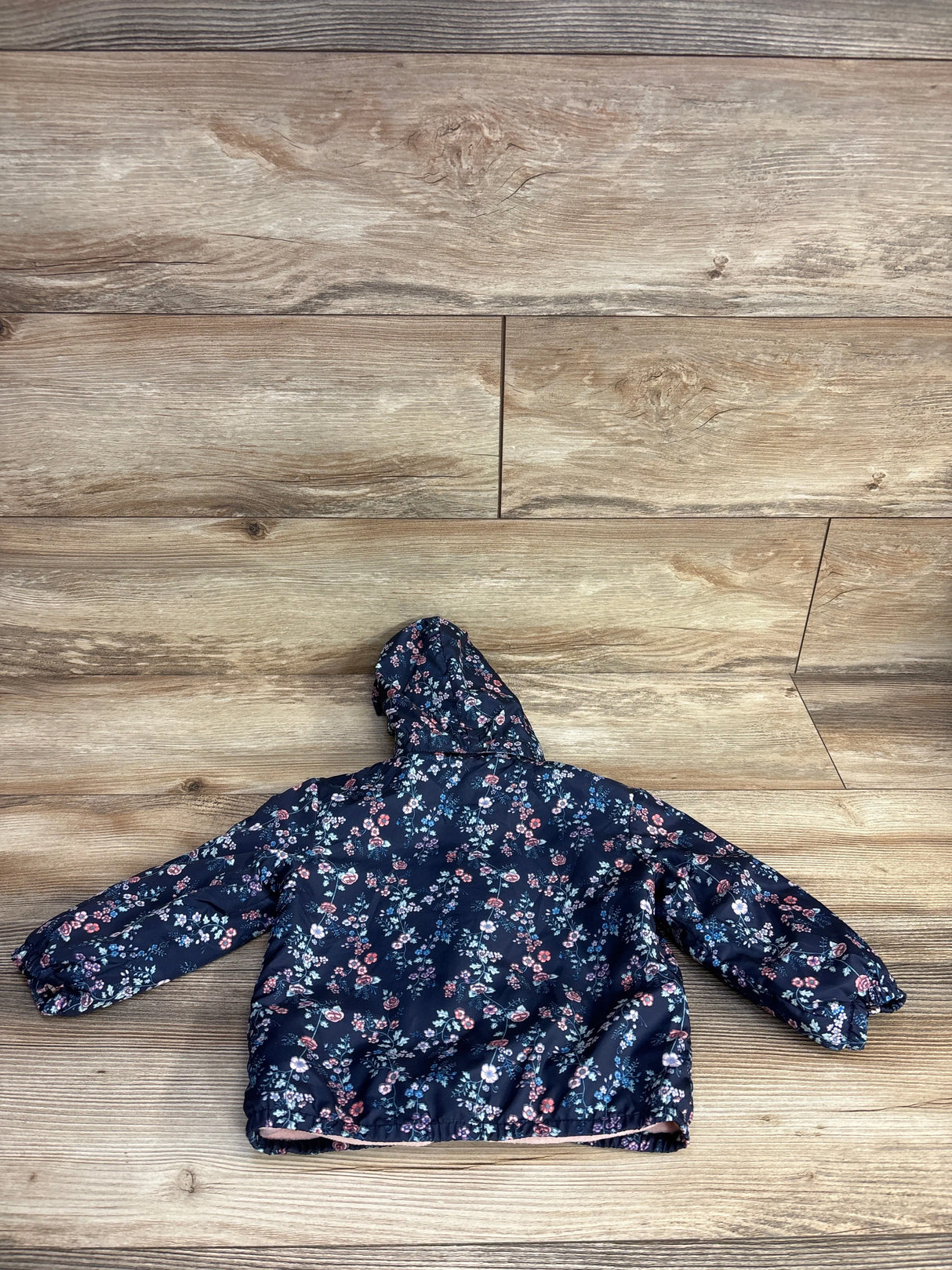 H&M Lightweight Jacket Floral Navy sz 9-12m