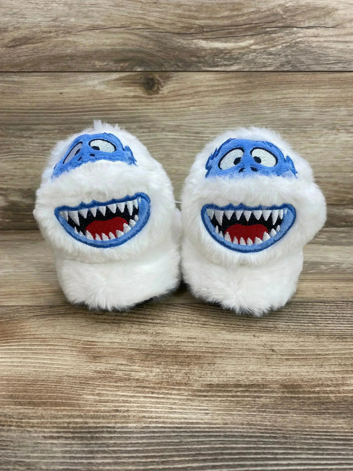 NEW Rudolph the Red Nosed Reindeer" Abominable Snowman "Bumble" Slippers White Sz 4c - Me n Mommy To Be