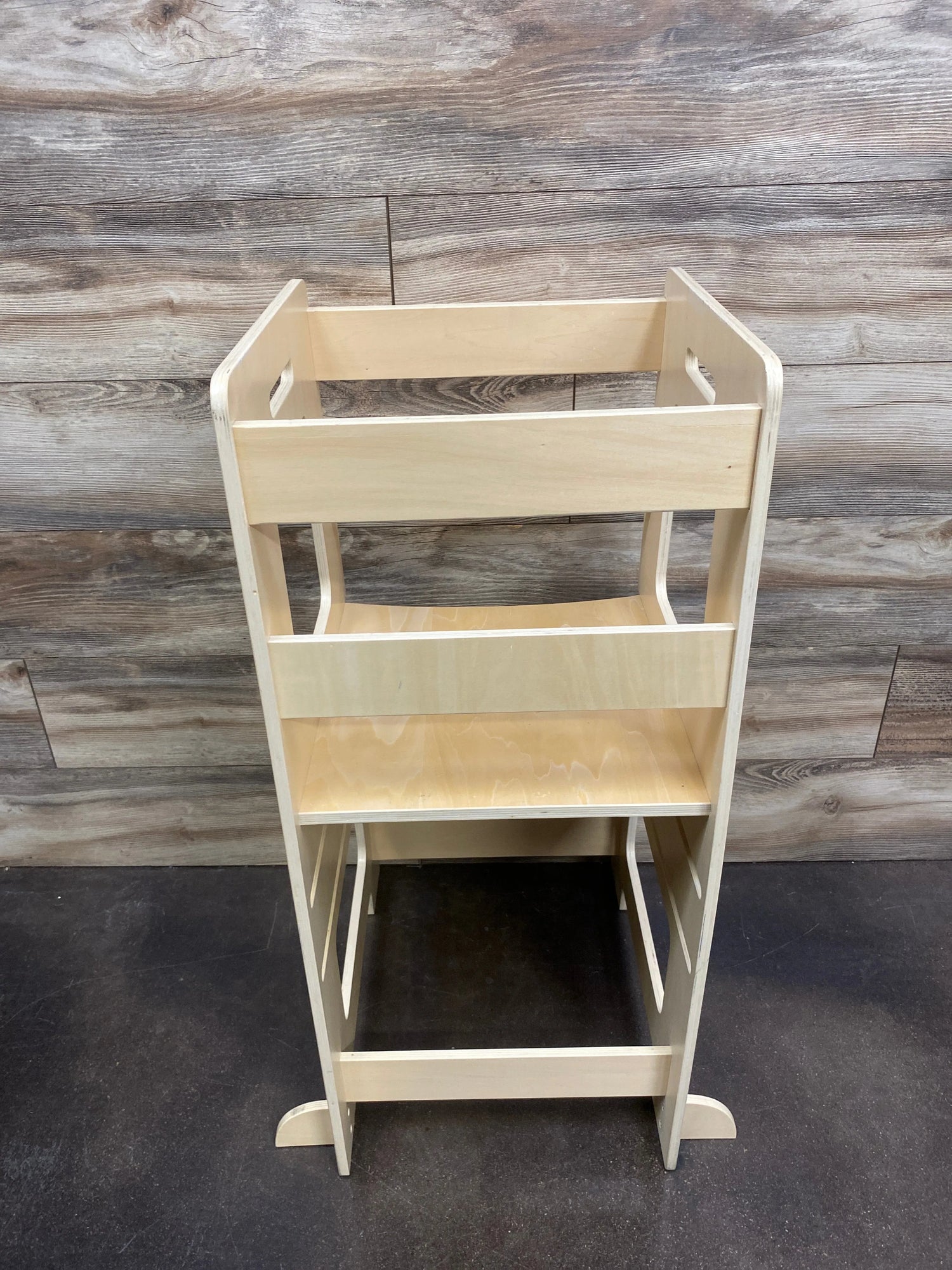 WOOD CITY Step Stool Helper Standing Tower