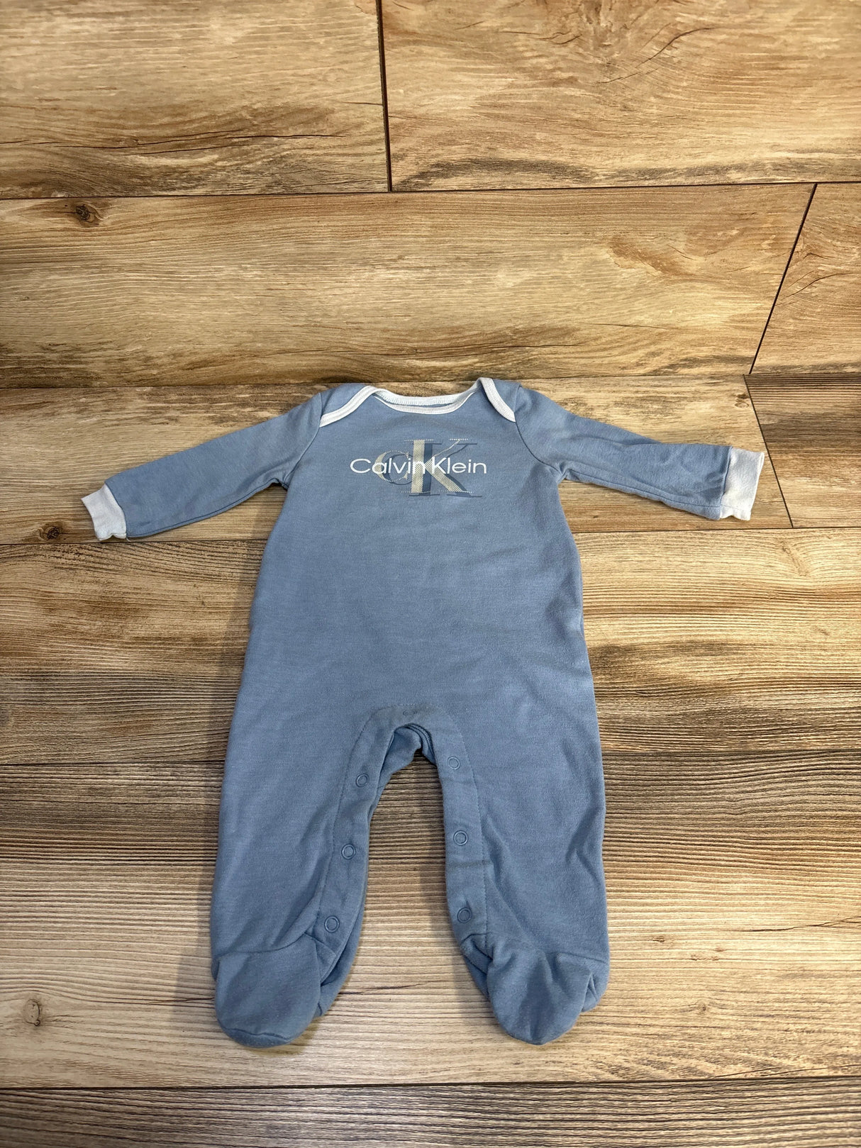 Calvin Klein Footed Coverall Blue sz 3-6m