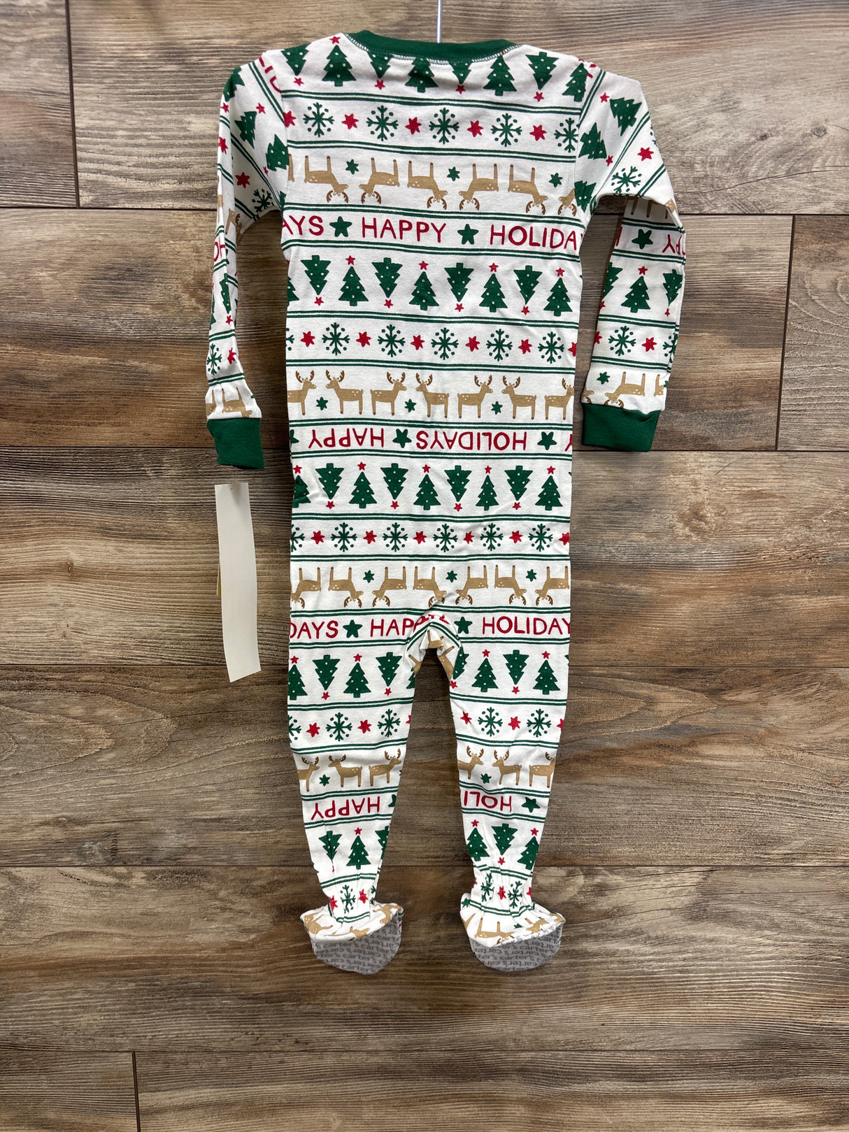 NEW Carter's Happy Holiday's Sleeper White sz 24m