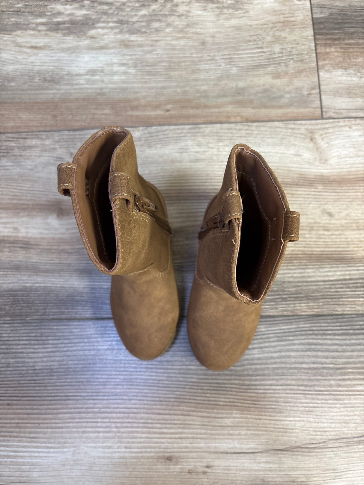 Jumping Beans Faux Suede Boots Tan sz 5c