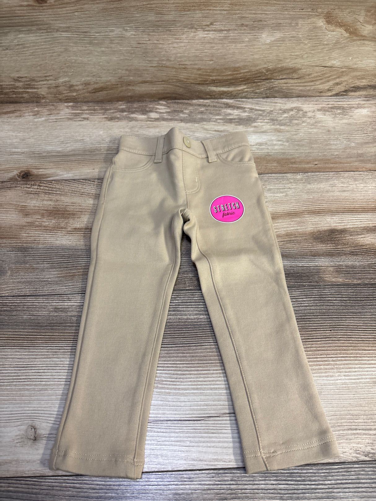 NEW Children's Place Uniform Ponte Knit Pull On Jeggings Tan sz 2T