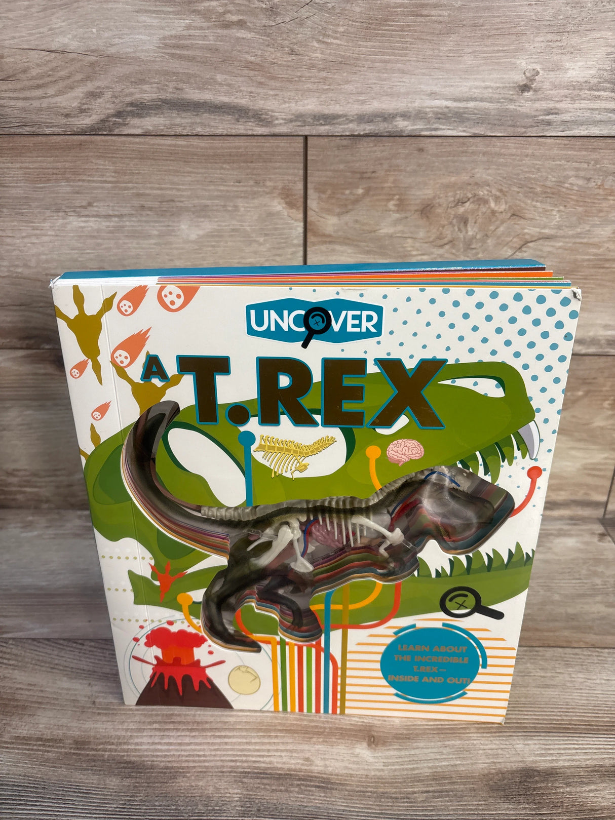 Uncover a T.Rex Interactive Hardcover Book