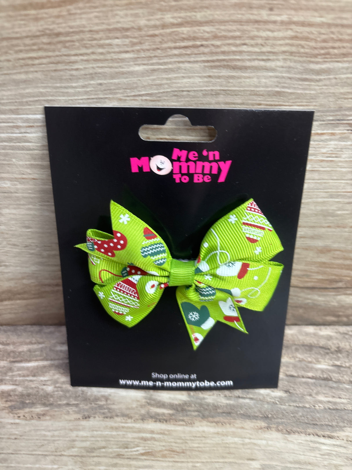 NEW Christmas Hair Bow Green